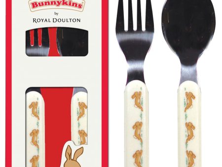 Bunnykins Spoon & Fork - Playing Design RED Hot on Sale