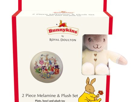 Bunnykins Plush Toy, Bowl & Plate (Cream) For Cheap