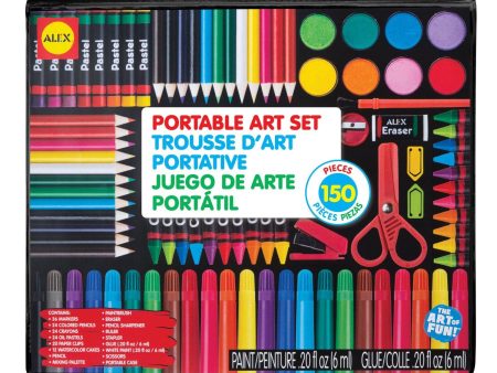 Portable Art Set 150pc Set Discount