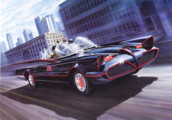 1 25 Batmobile Deluxe Version Fashion